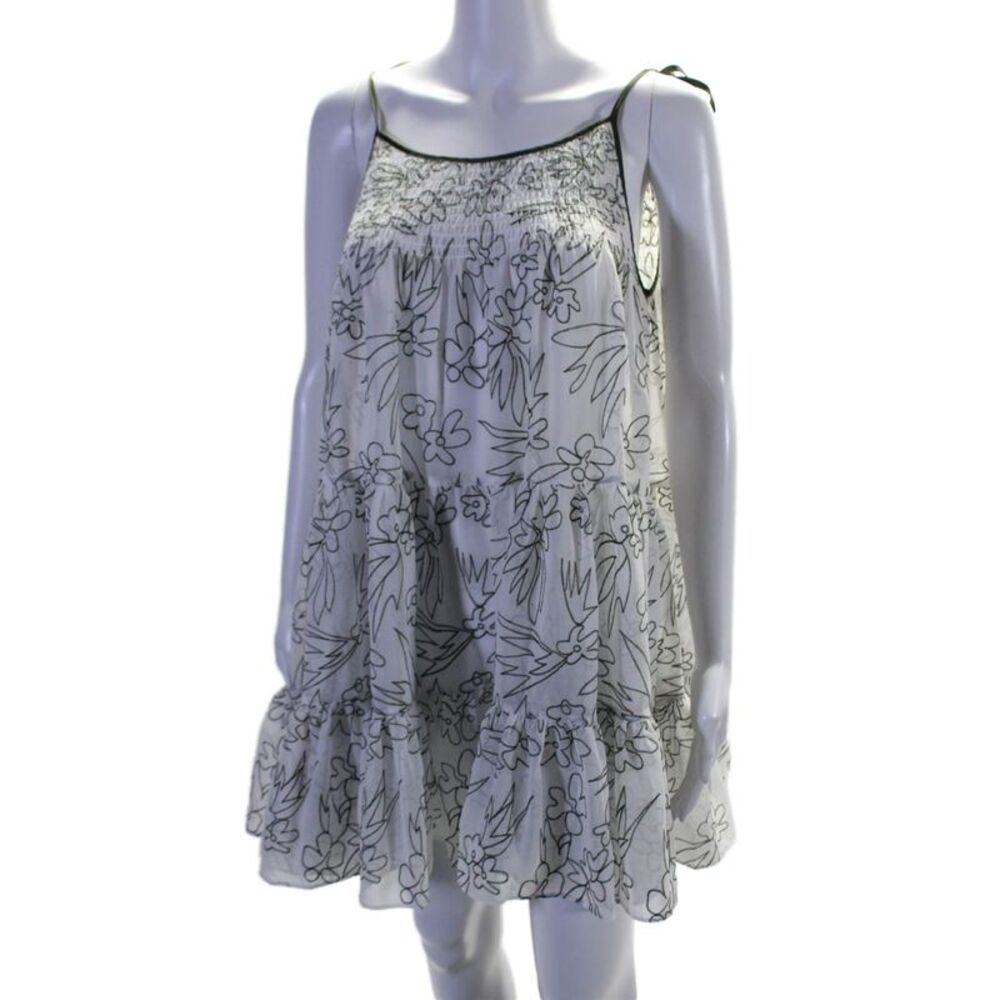 Solid & Striped Womens Spaghetti Strap Floral Sti… - image 2